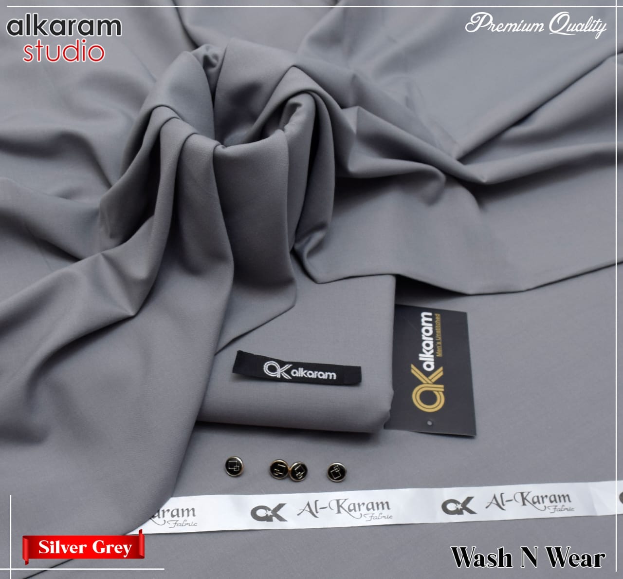 Al Karam Wash & Wear Quality 100% Gurranteed Fabric