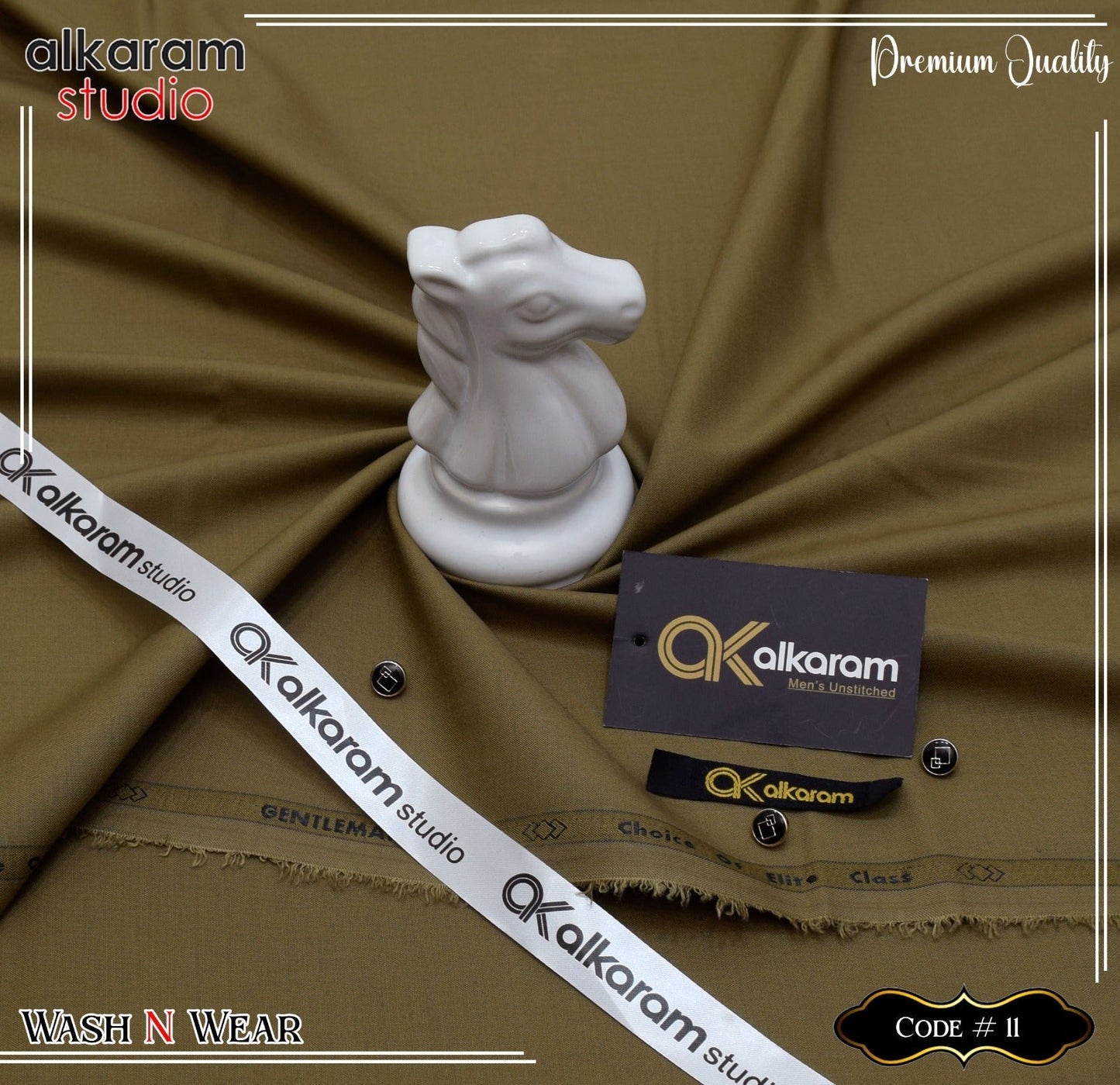 Al Karam Wash & Wear Quality 100% Gurranteed Fabric