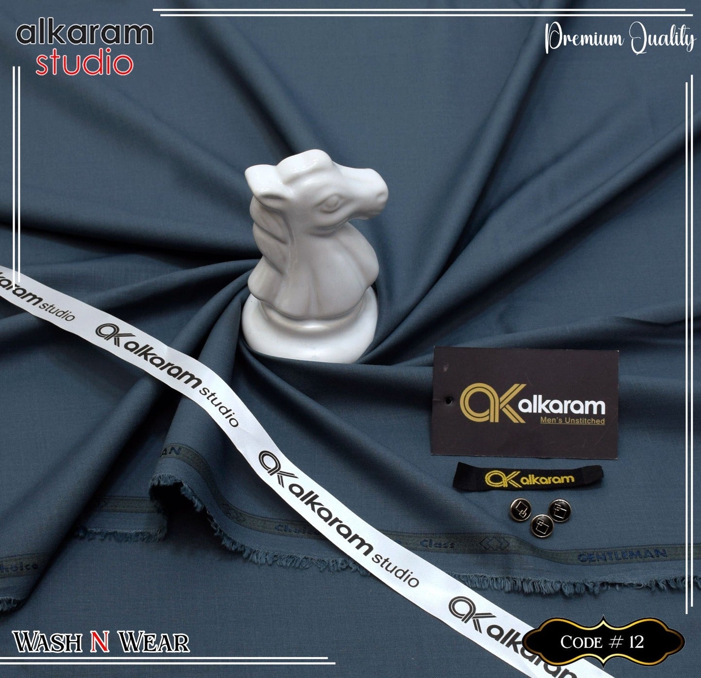 Al Karam Wash & Wear Quality 100% Gurranteed Fabric