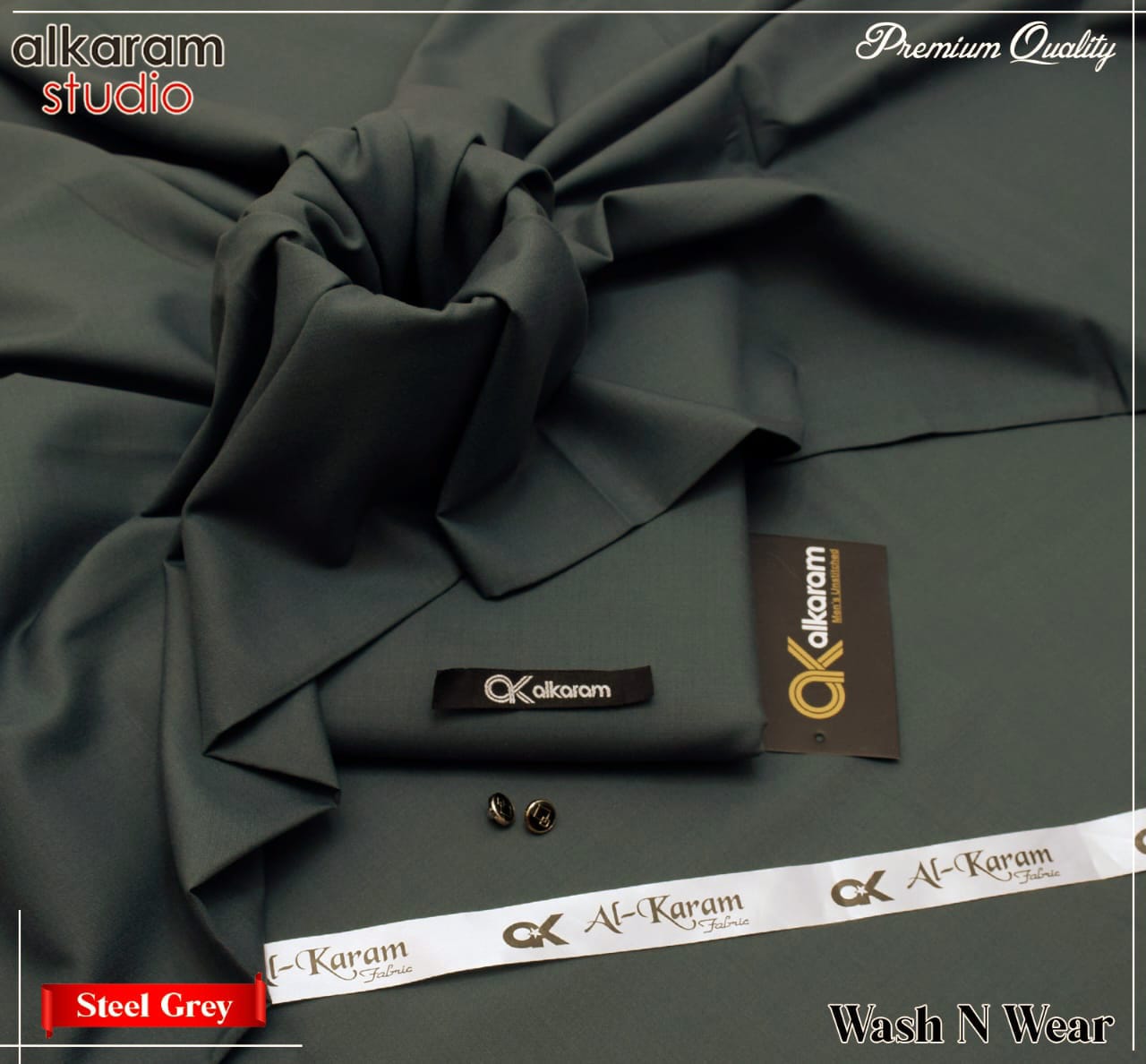 Al Karam Wash & Wear Quality 100% Gurranteed Fabric