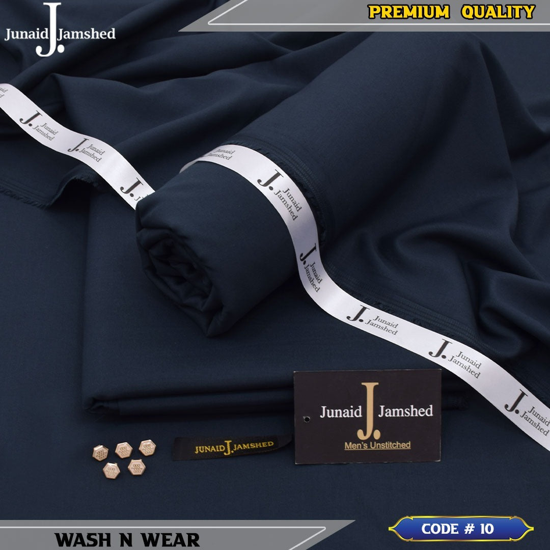 J.Junaid Jamshaedwinter wash and Wear premium volume Navy blue
