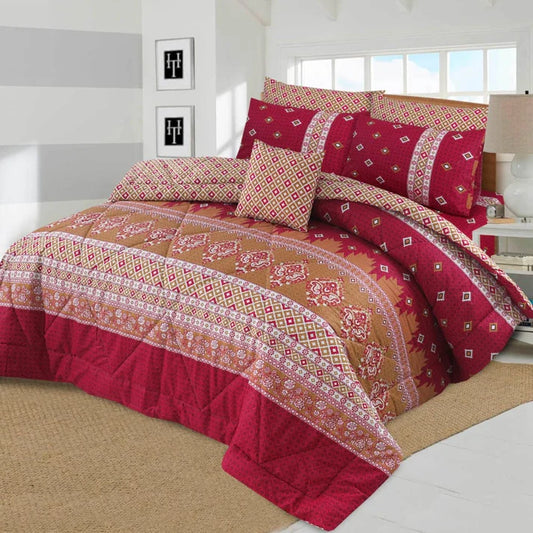 7 PCs Quilted Comforter Set CS-2025