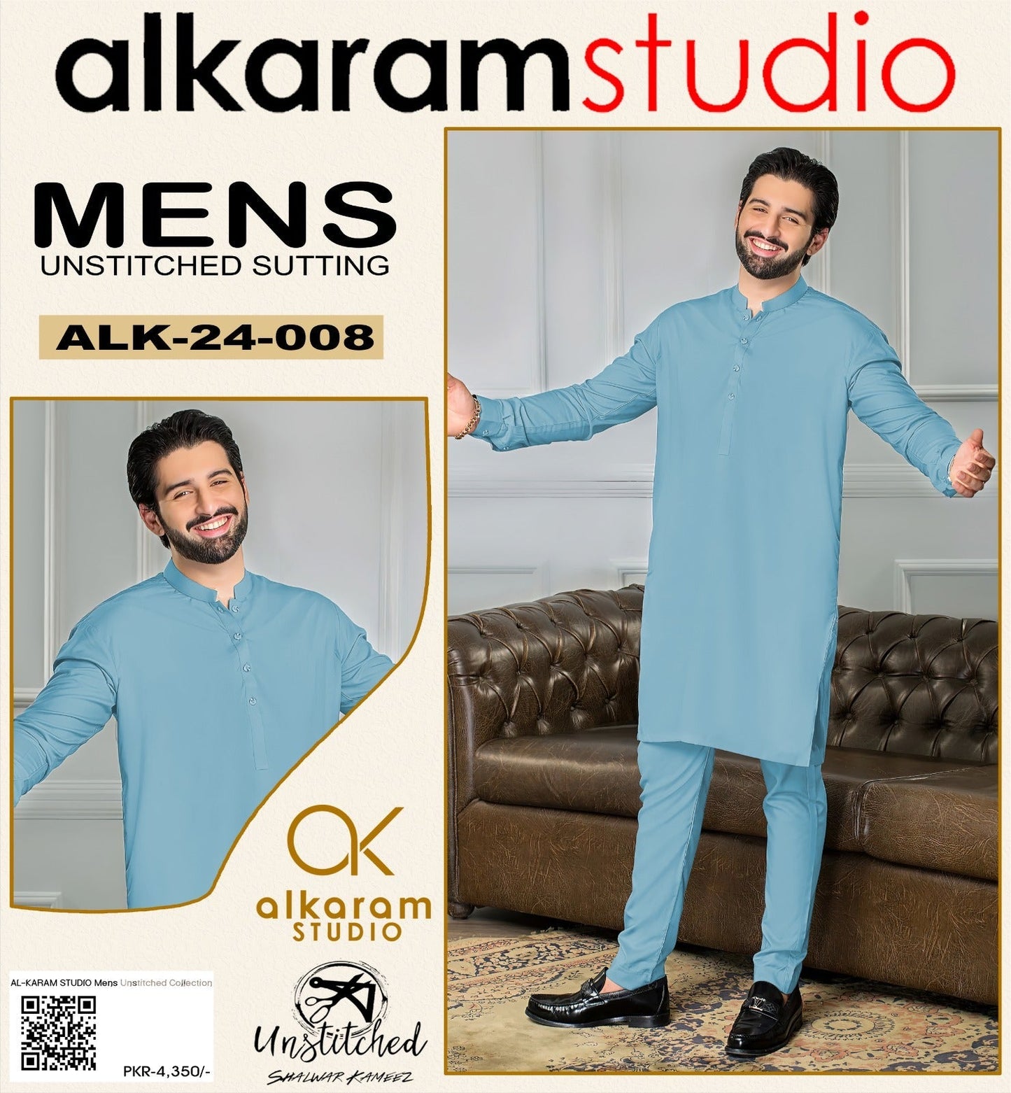 Al Karam Wash & Wear Quality 100% Gurranteed Fabric