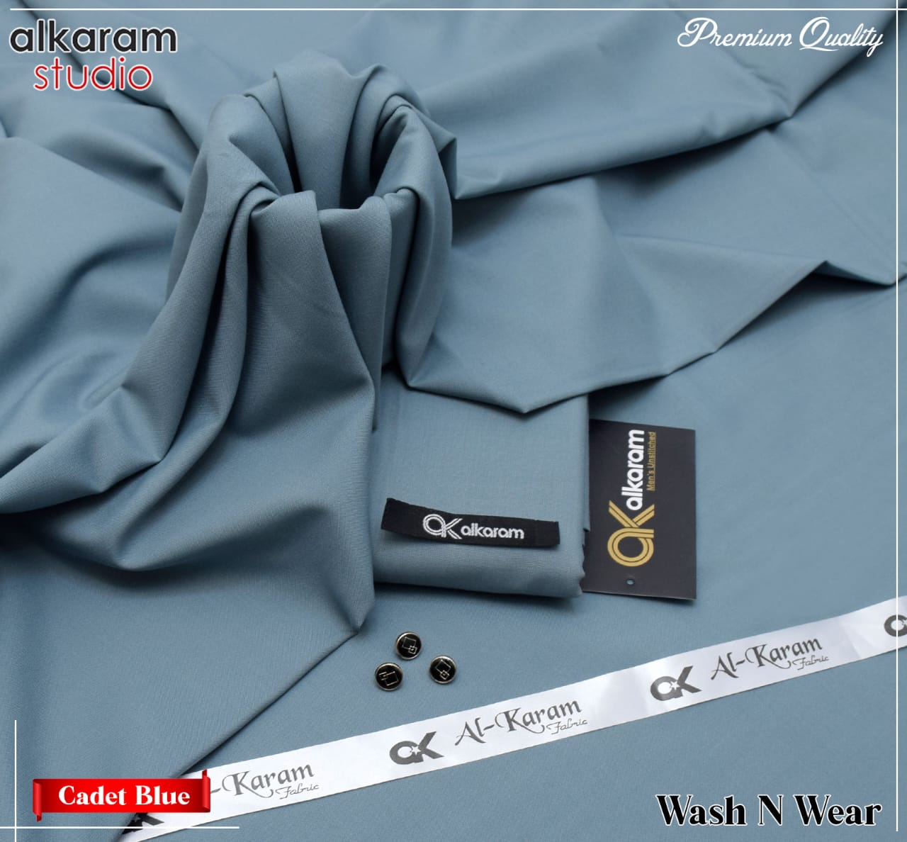 Al Karam Wash & Wear Quality 100% Gurranteed Fabric