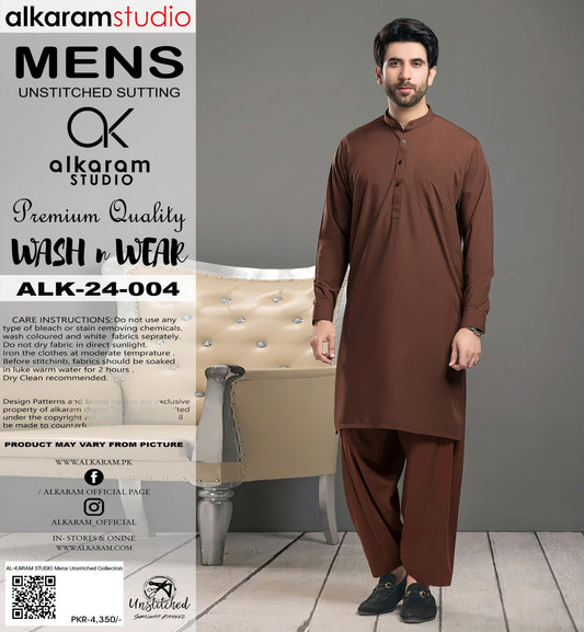 Al Karam Wash & Wear Quality 100% Gurranteed Fabric
