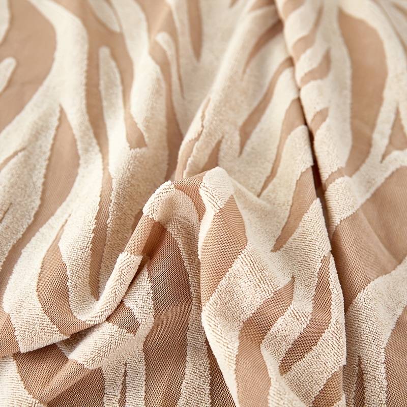 ZEBRA Pattern Velvet Dinning Chair Covers