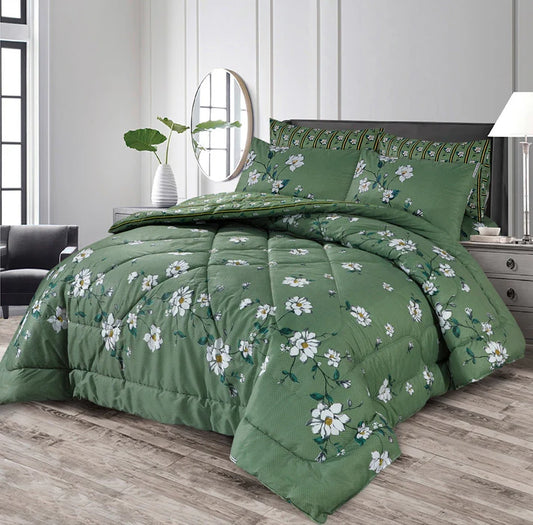 7 PCs Quilted Comforter Set CS-018